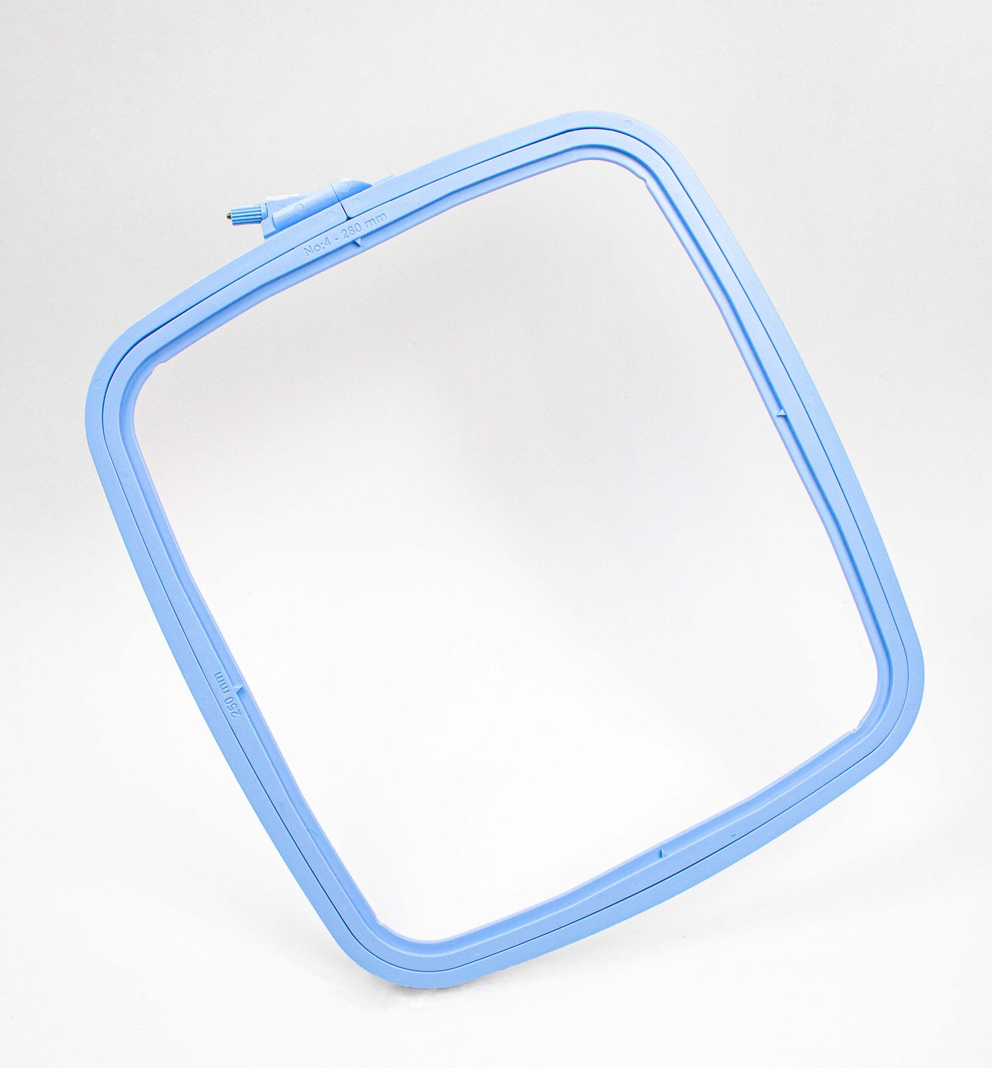 Cerc pentru Broderie Pătrat de Culoarea Bej din Plastic, 300-2