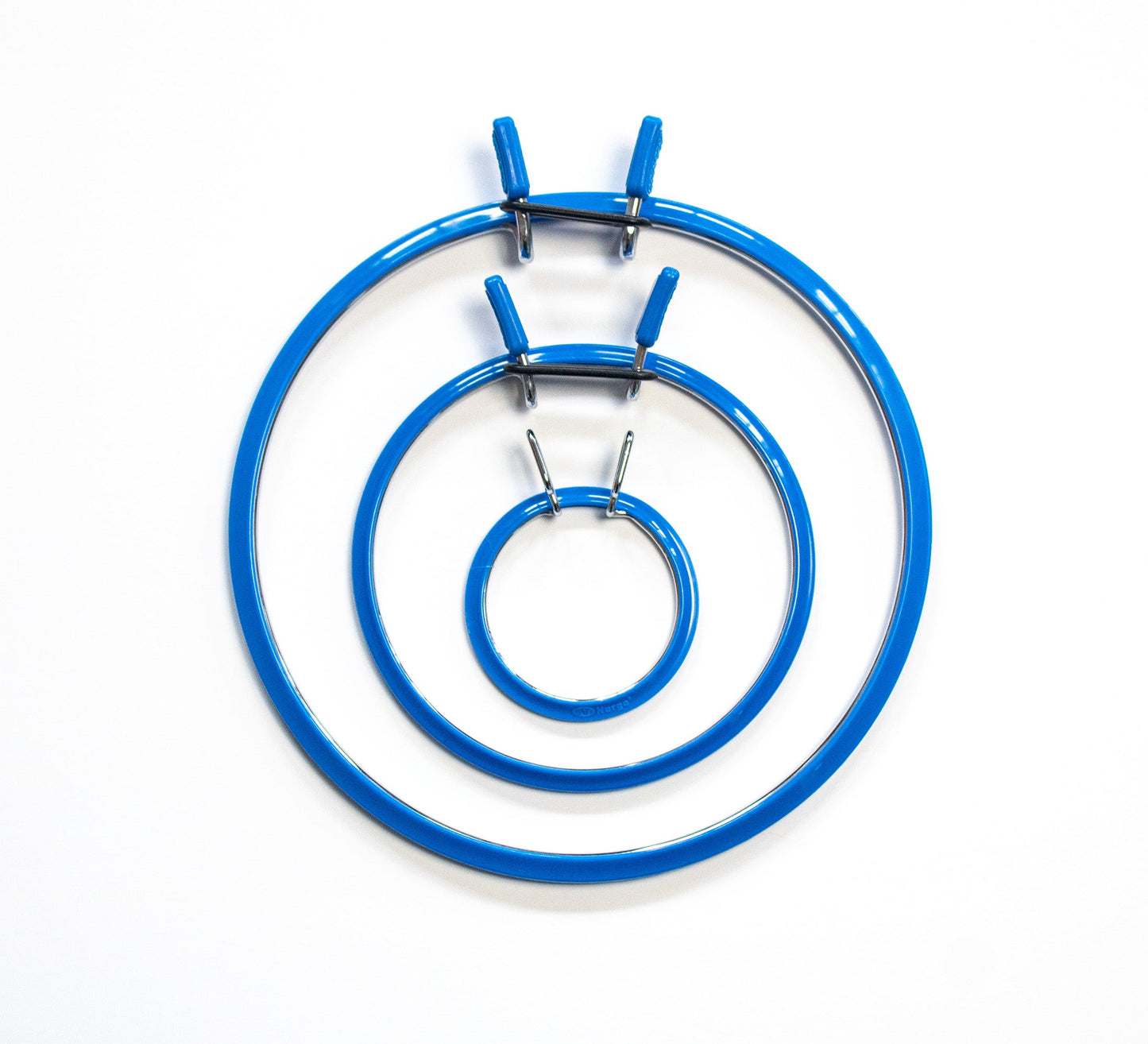Cerc pentru Broderie Rotund de Culoarea Roșie din Metal, 160-3