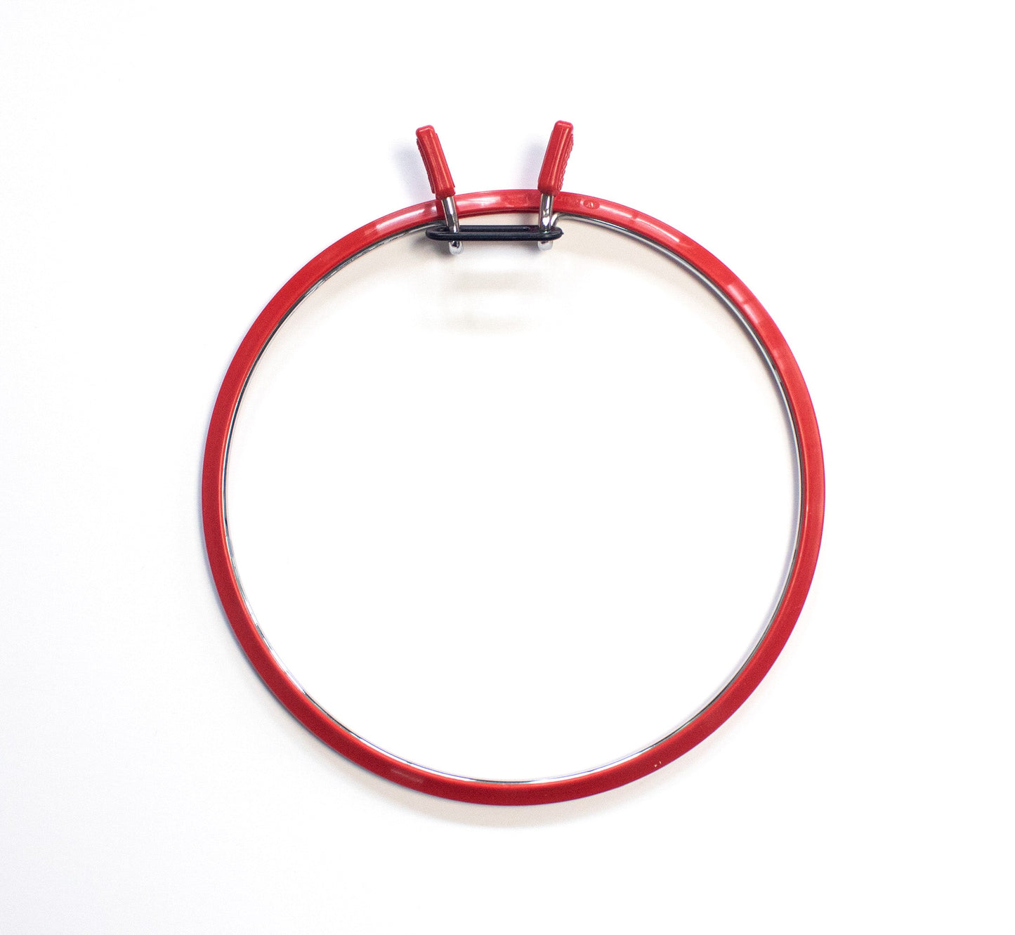 Cerc pentru Broderie Rotund de Culoarea Roșie din Metal, 160-3