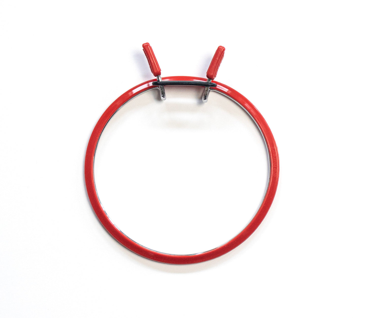 Cerc pentru Broderie Rotund de Culoarea Roșie din Metal, 160-3
