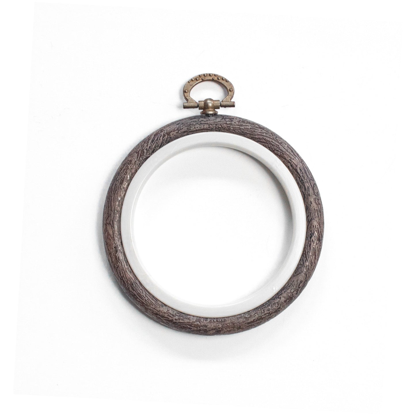 Cerc pentru Broderie Rotund de Culoarea Maro, Flexibil, 230-2