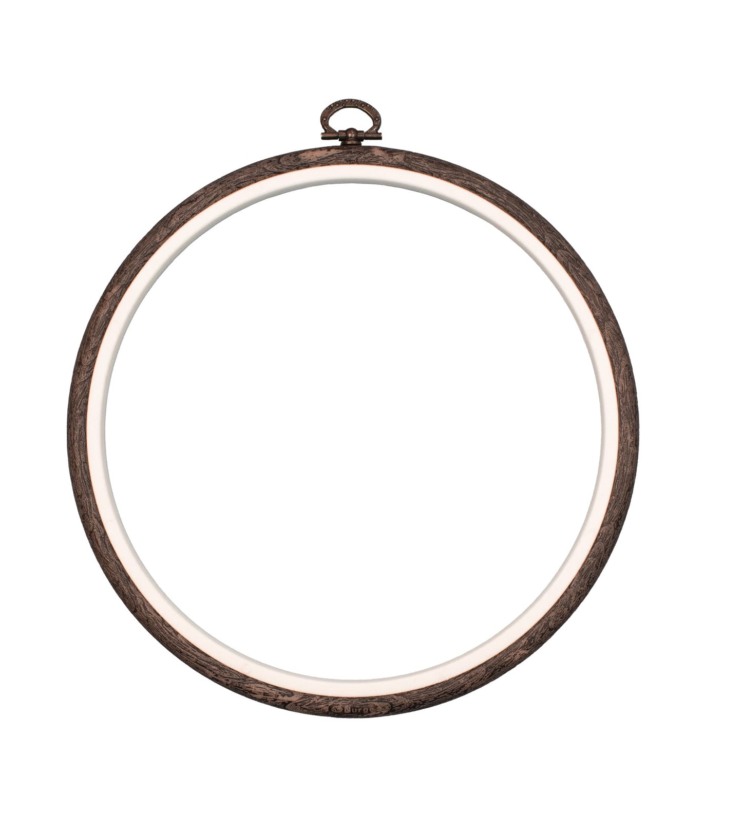 Cerc pentru Broderie Rotund de Culoarea Maro, Flexibil, 230-2