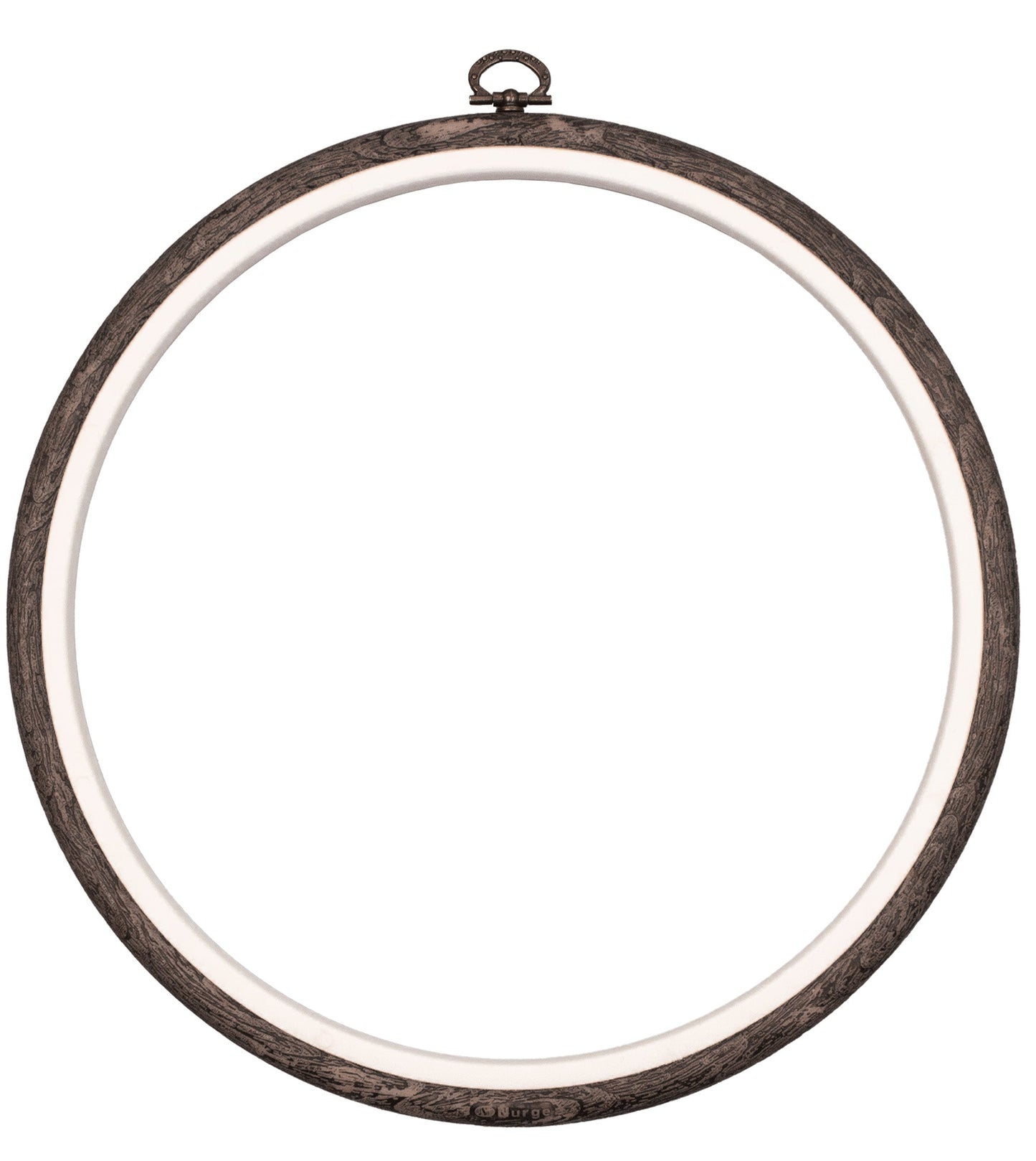 Cerc pentru Broderie Rotund de Culoarea Maro, Flexibil, 230-2