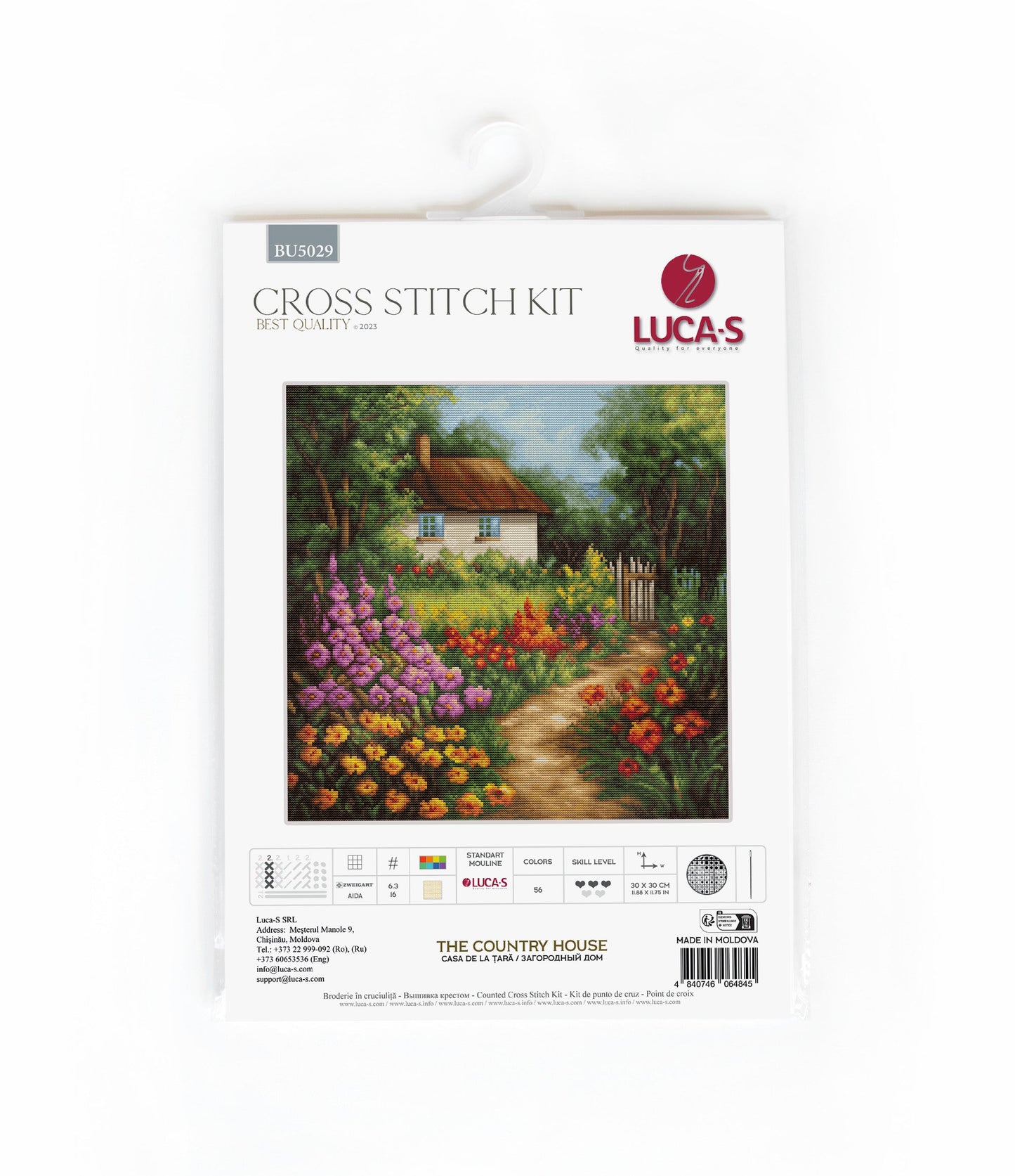 Cross stitch kit Luca-S - BU5029, Country house