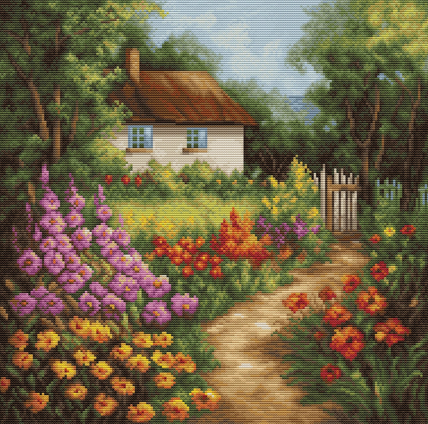 Cross stitch kit Luca-S - BU5029, Country house