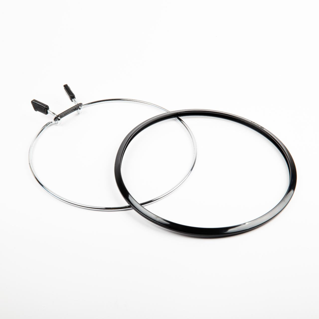 Cerc pentru Broderie Rotund de Culoarea Roșie din Metal, 160-3