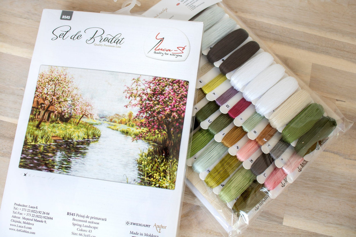 Cross stitch kit Luca-S - B545 Spring landscape