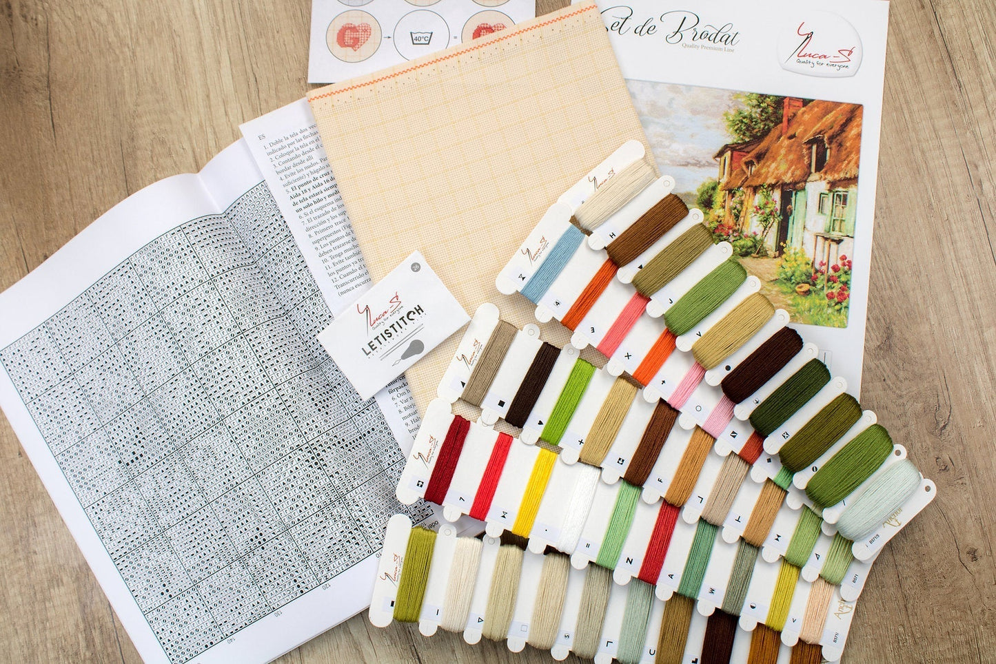 Luca-S Cross Stitch Kit - Summer Landscape, G571