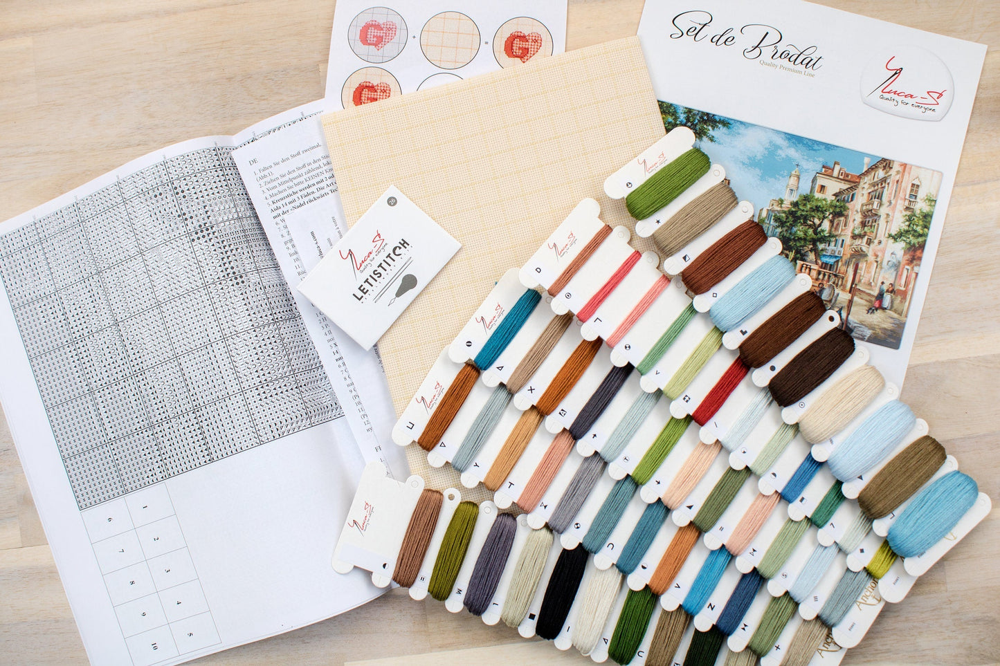 Cross stitch kit Luca-S - B589 The streets of San Polo