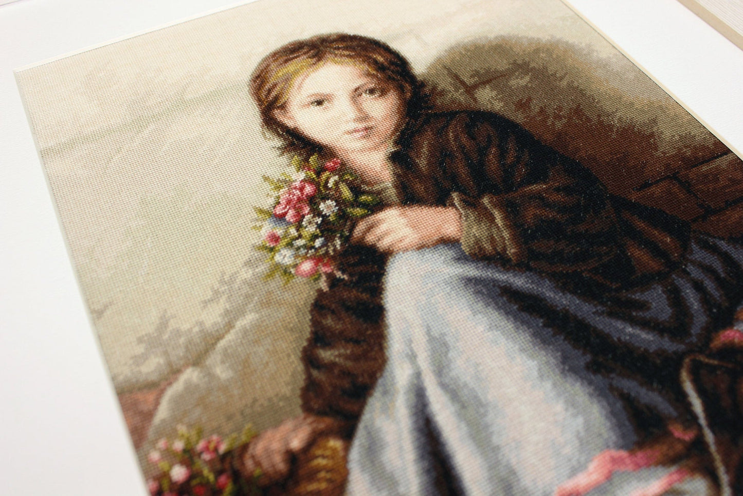 Cross stitch kit Luca-S - B513 The Flower Seller