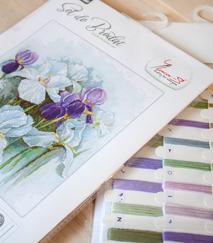 Cross stitch kit Luca-S - B2367 Irises