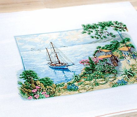 Cross stitch kit Luca-S - B2343 Seascape