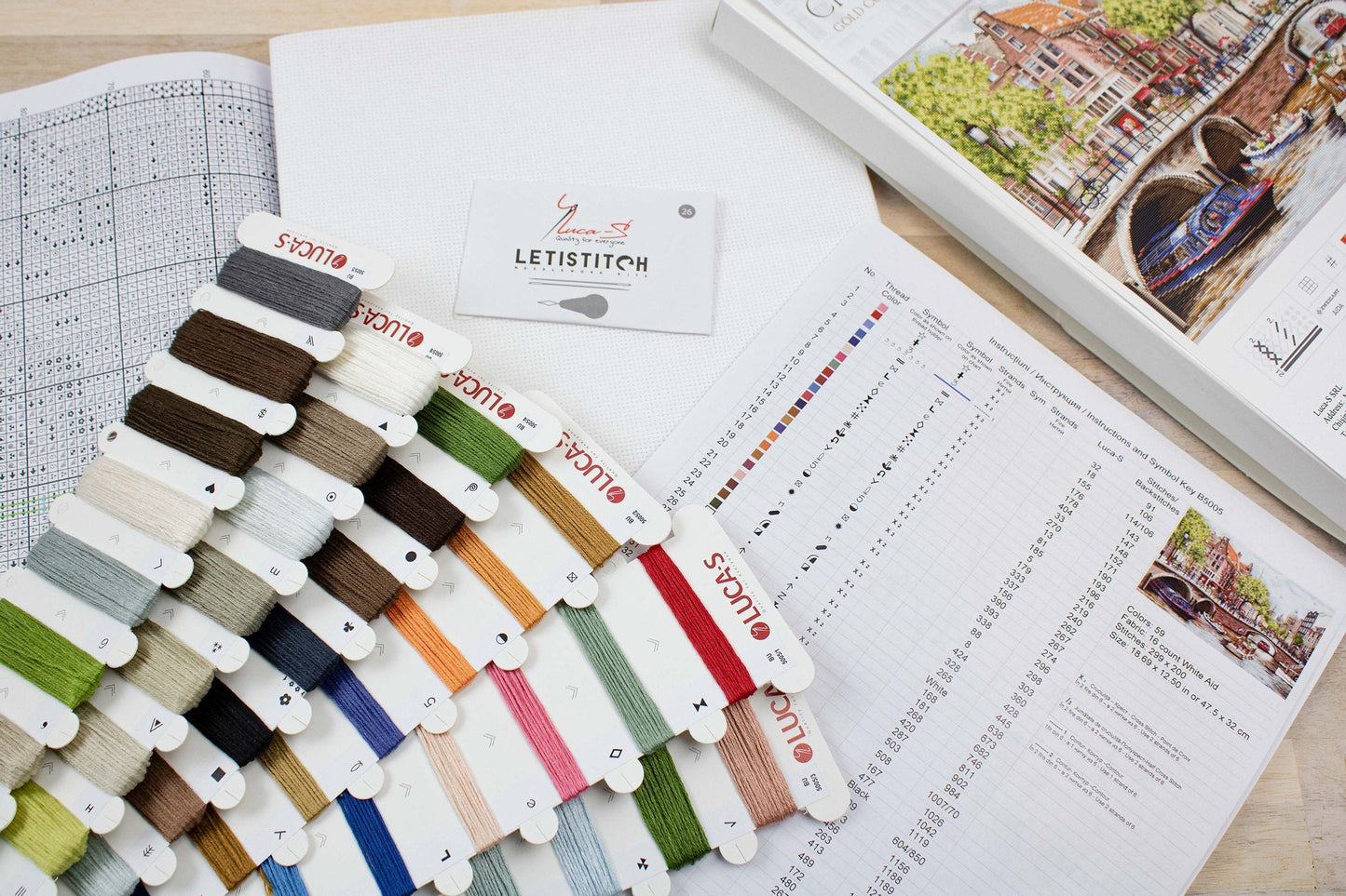 Cross stitch kit Luca-S - BU5005 Amsterdam