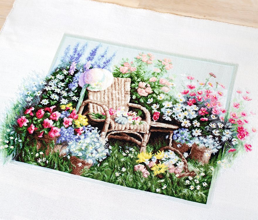 Cross stitch kit Luca-S - B2344 Flower garden