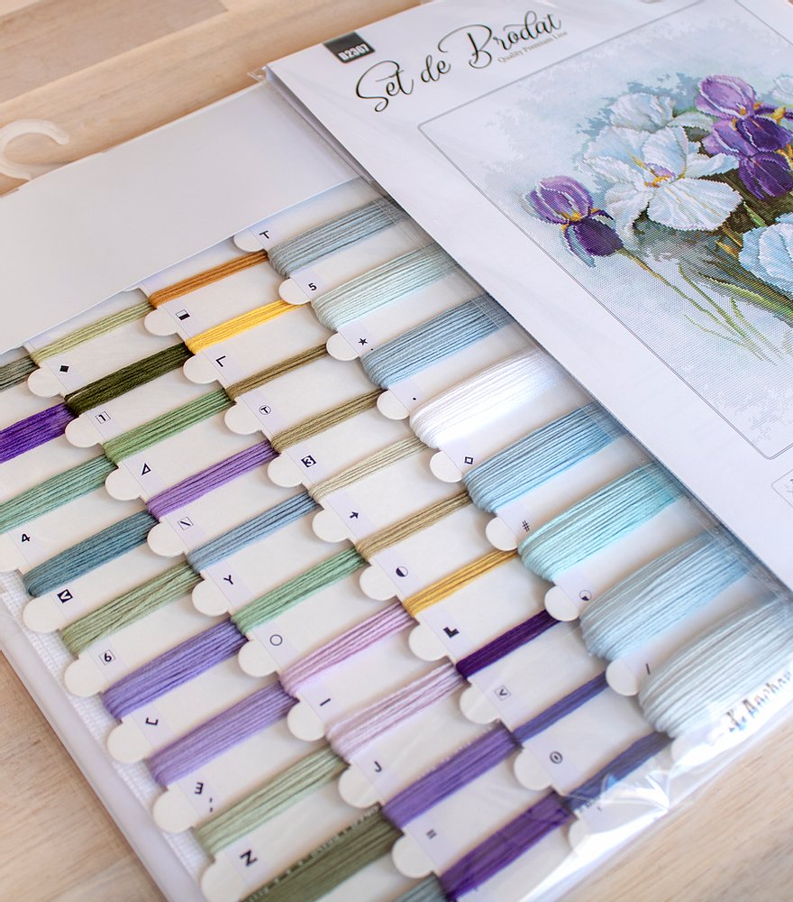 Cross stitch kit Luca-S - B2367 Irises