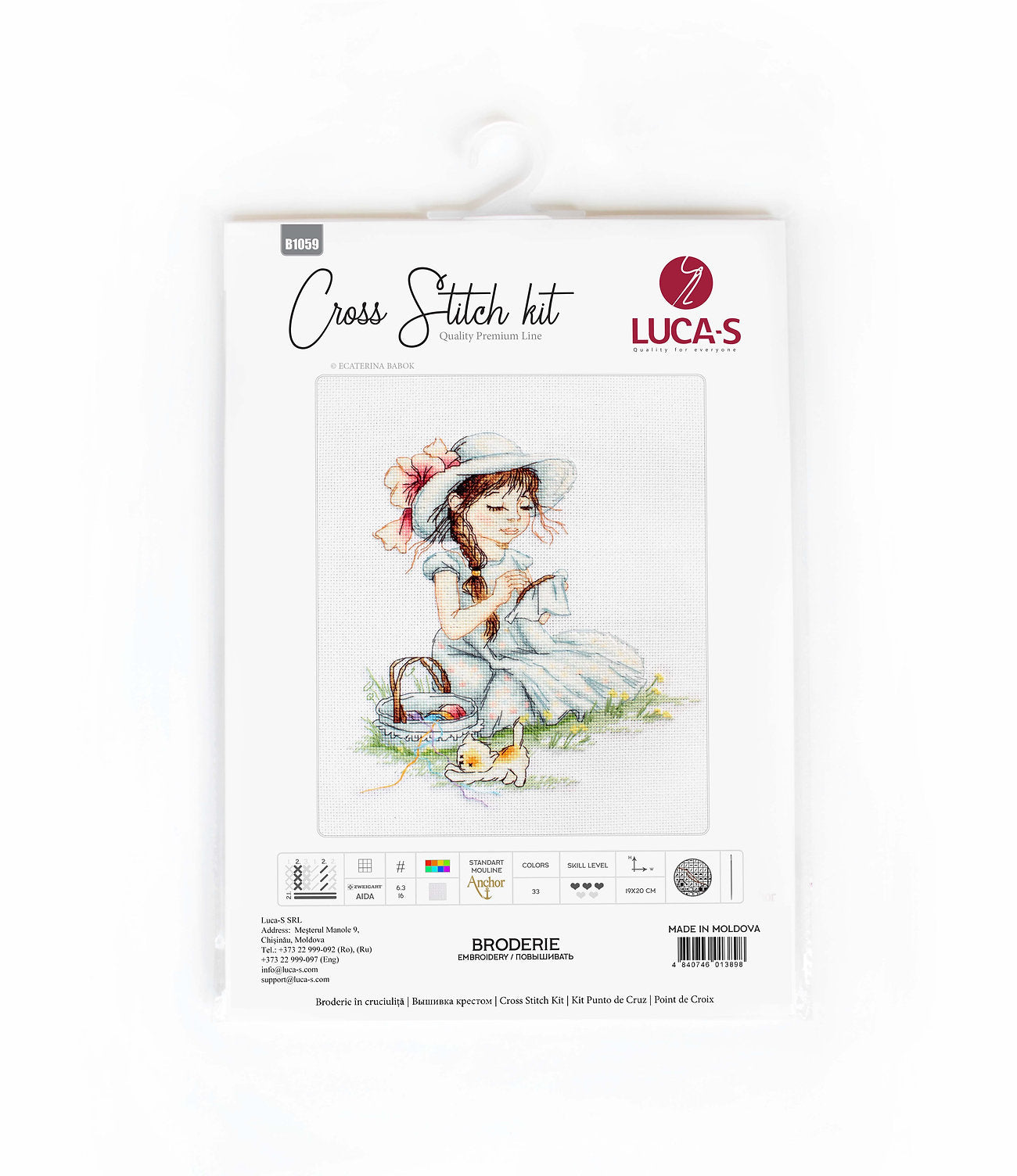 Set de brodat în cruciuliță Luca-S - B1059 Broderie