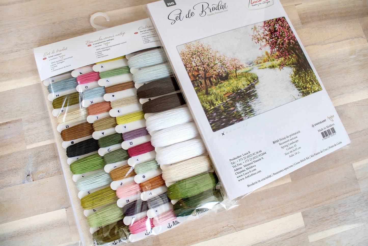 Cross stitch kit Luca-S - B545 Spring landscape