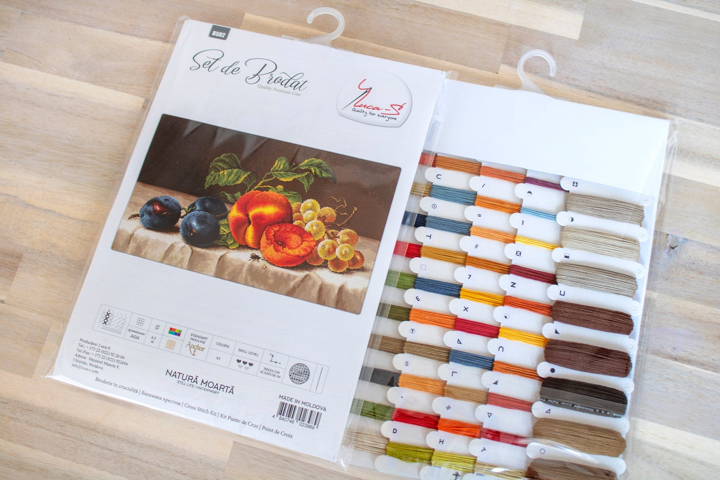 Set de brodat în cruciuliță Luca-S - B592 Natură Statică