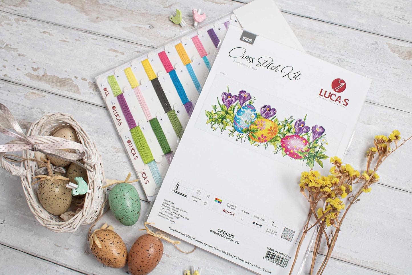 Cross stitch set Luca-S - Branduşe, B7016