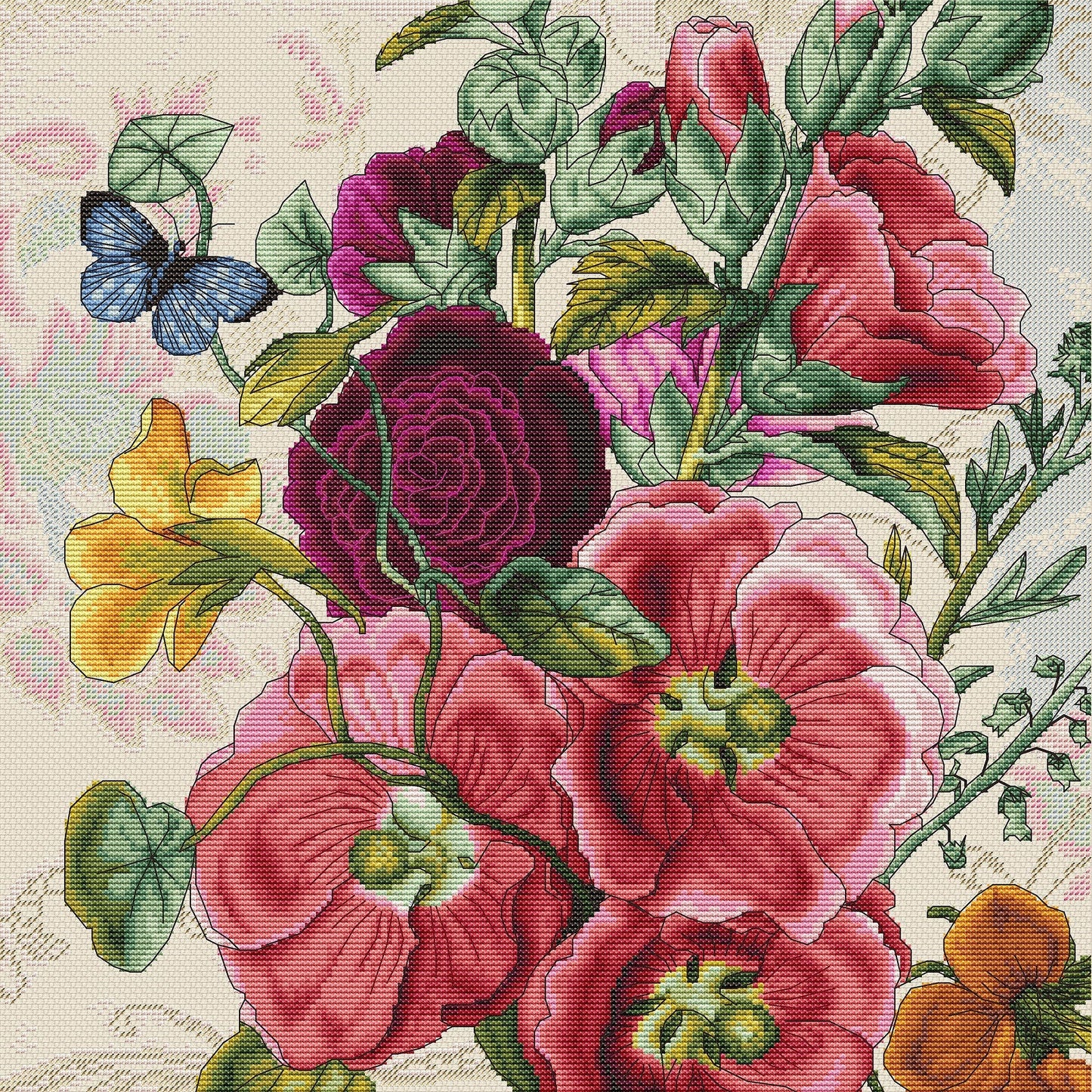 Cross stitch kit Luca-S - B2366 Summer flowers