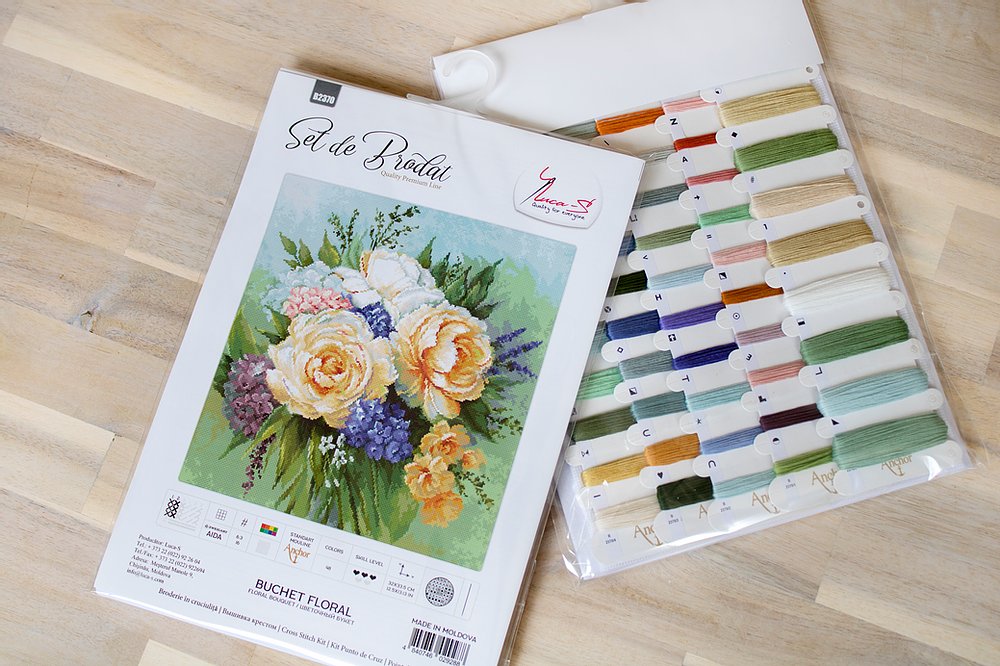 Cross stitch kit Luca-S - B2370 Floral bouquet