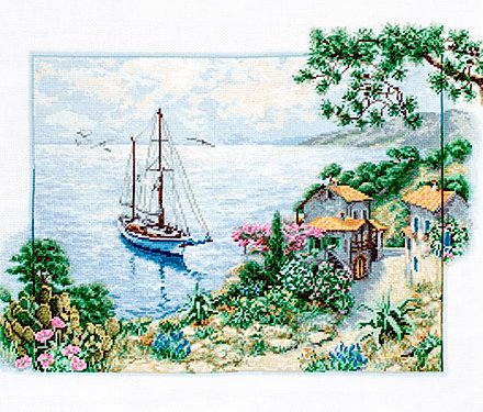 Cross stitch kit Luca-S - B2343 Seascape