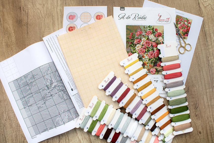 Cross stitch kit Luca-S - B603 Bouquet for the princess