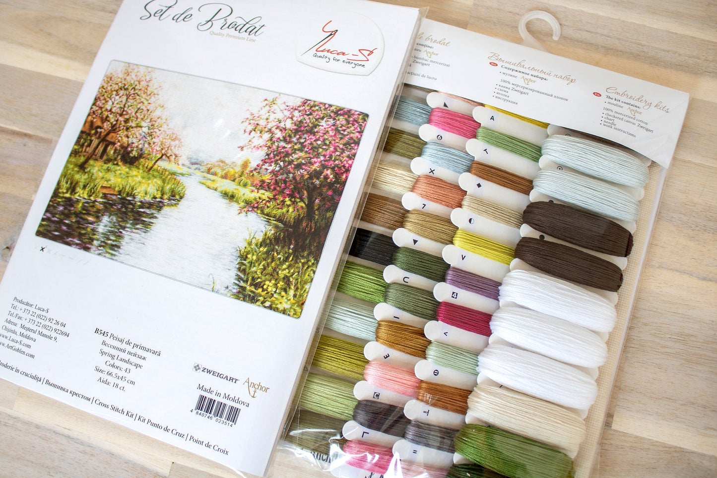 Cross stitch kit Luca-S - B545 Spring landscape