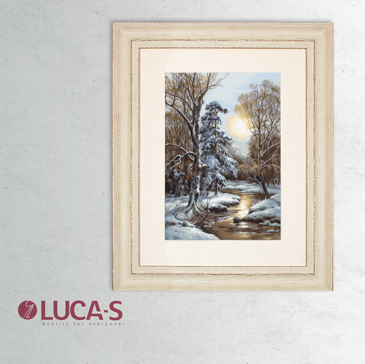Set de brodat în cruciuliță Luca-S - B596 Dezgheţ