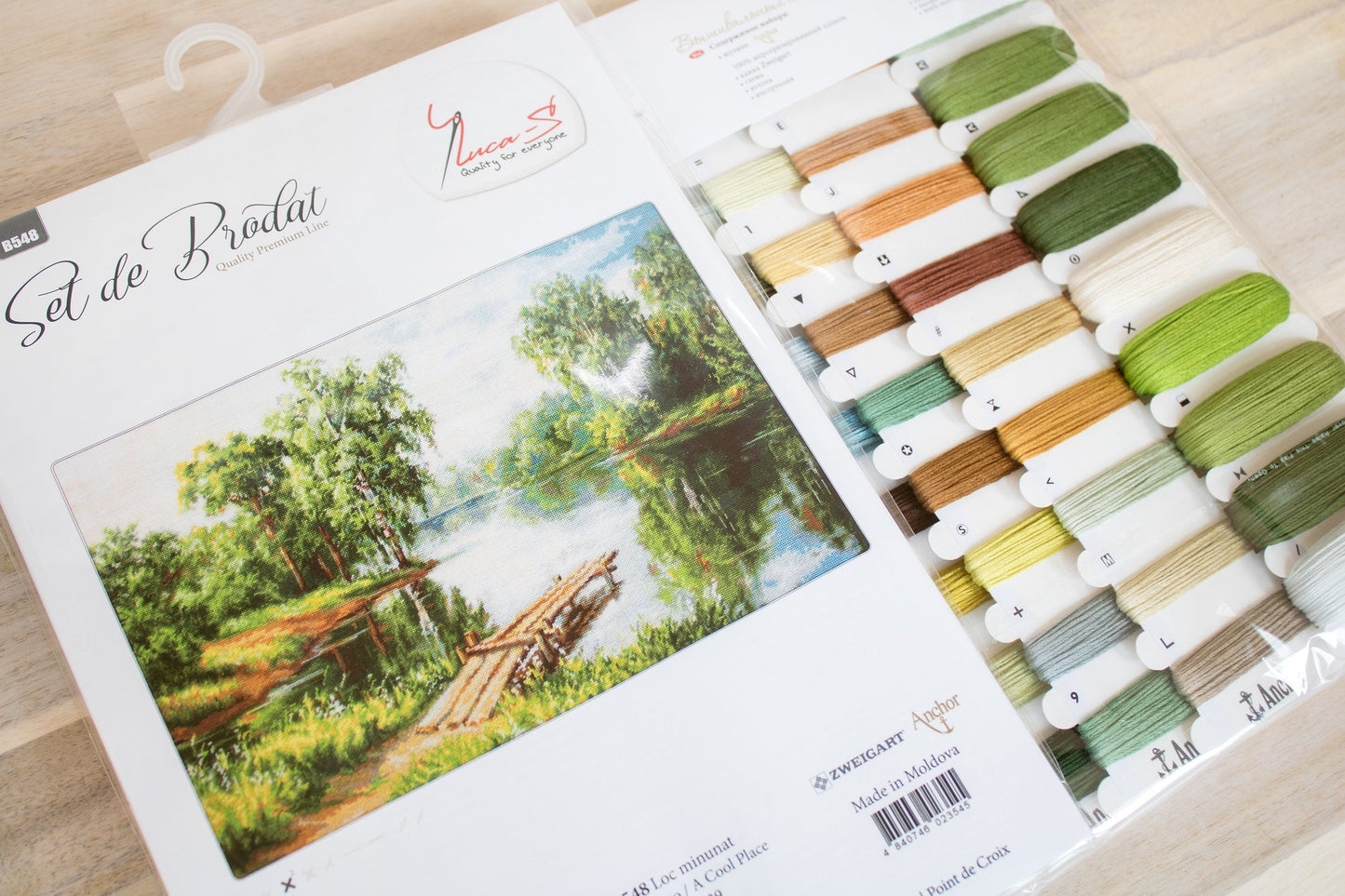 Set de brodat în cruciuliță Luca-S - B548 Loc minunat