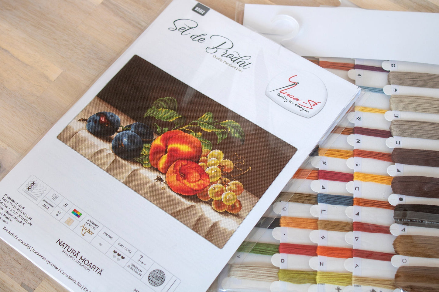 Set de brodat în cruciuliță Luca-S - B592 Natură Statică