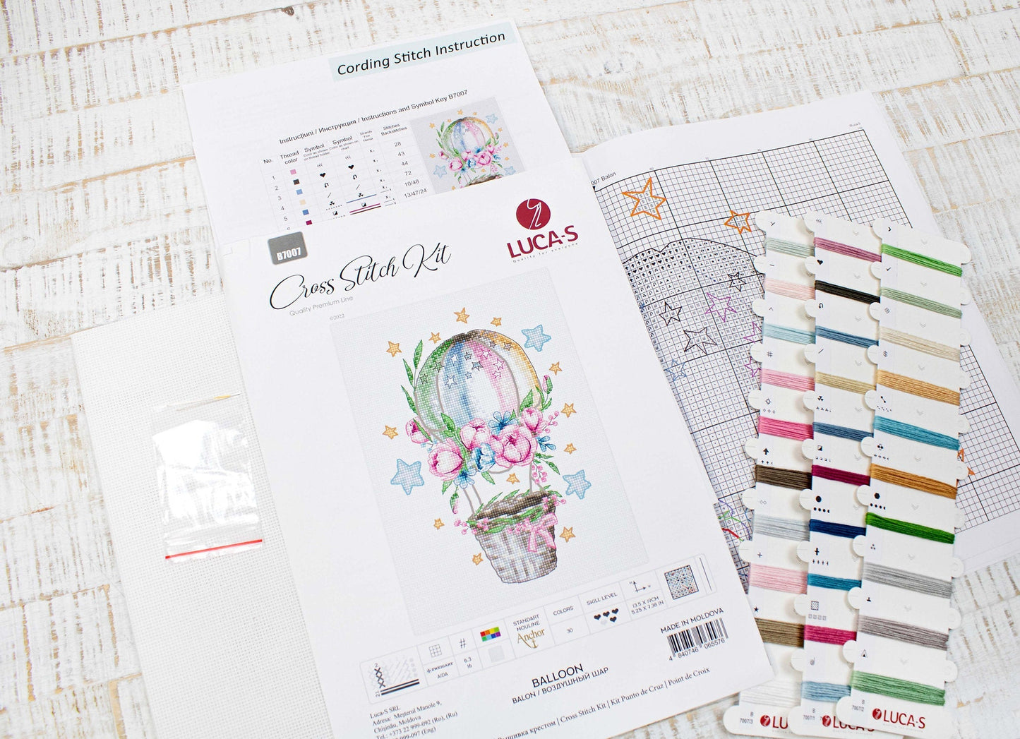 Cross Stitch Kit Luca-S - Balloon - HobbyJobby