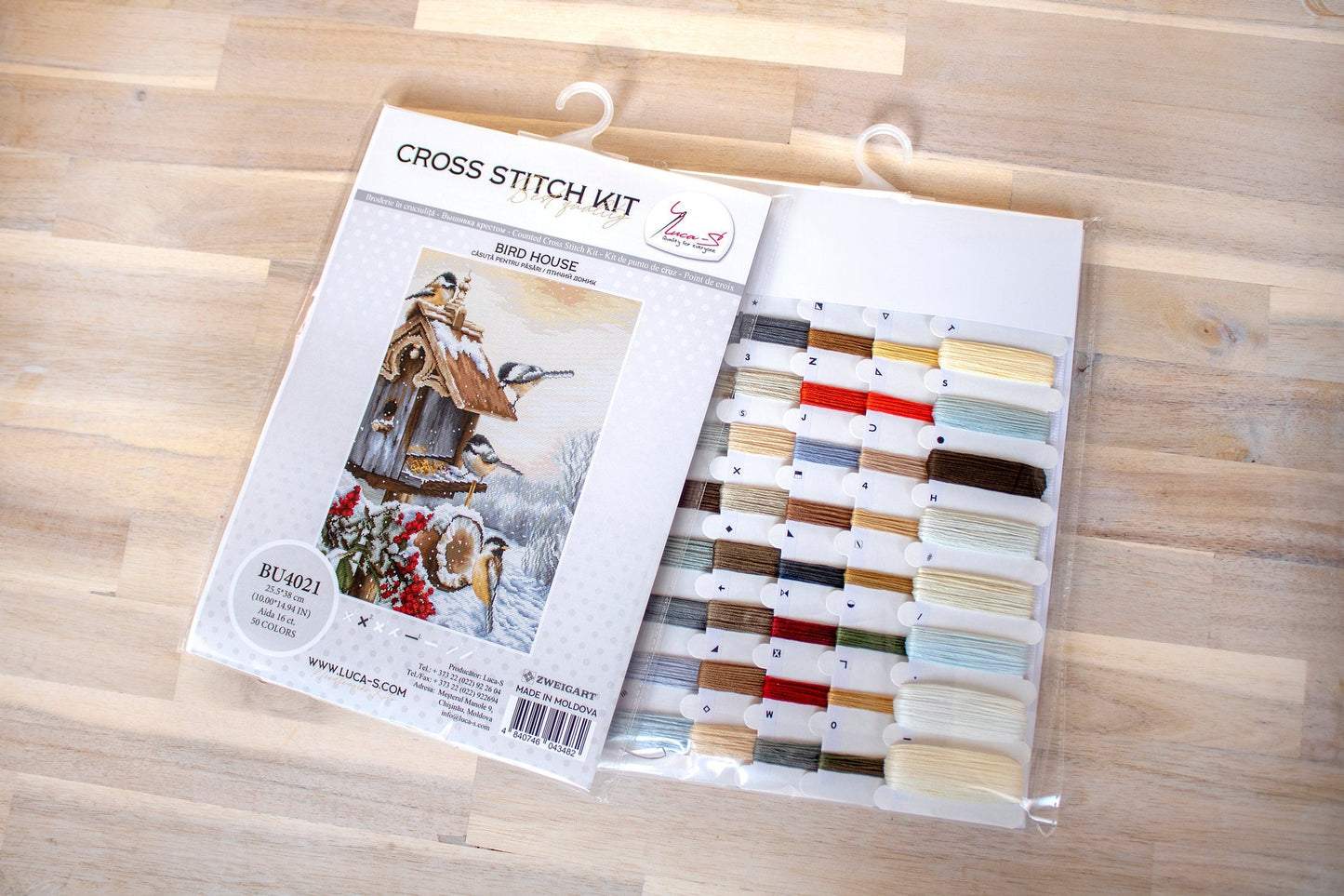 Cross stitch kit Luca-S - BU4021 Birdhouse