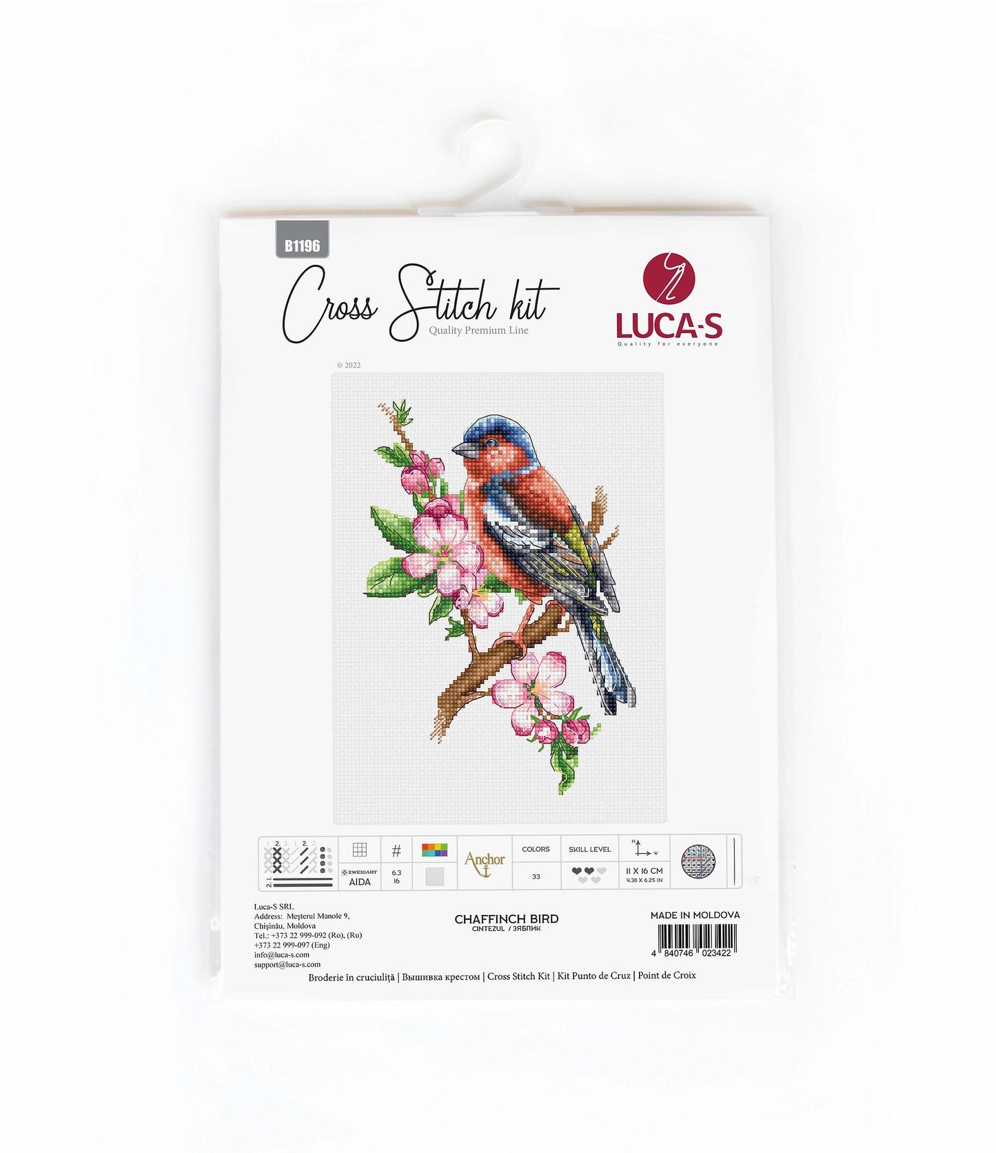 Cross stitch kit Luca-S - Cintezul B1196