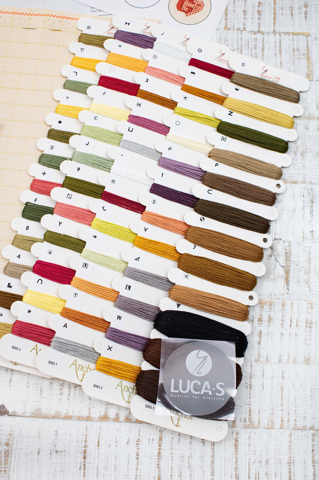 Set de brodat în cruciuliță Luca-S - B593 Natură Statică
