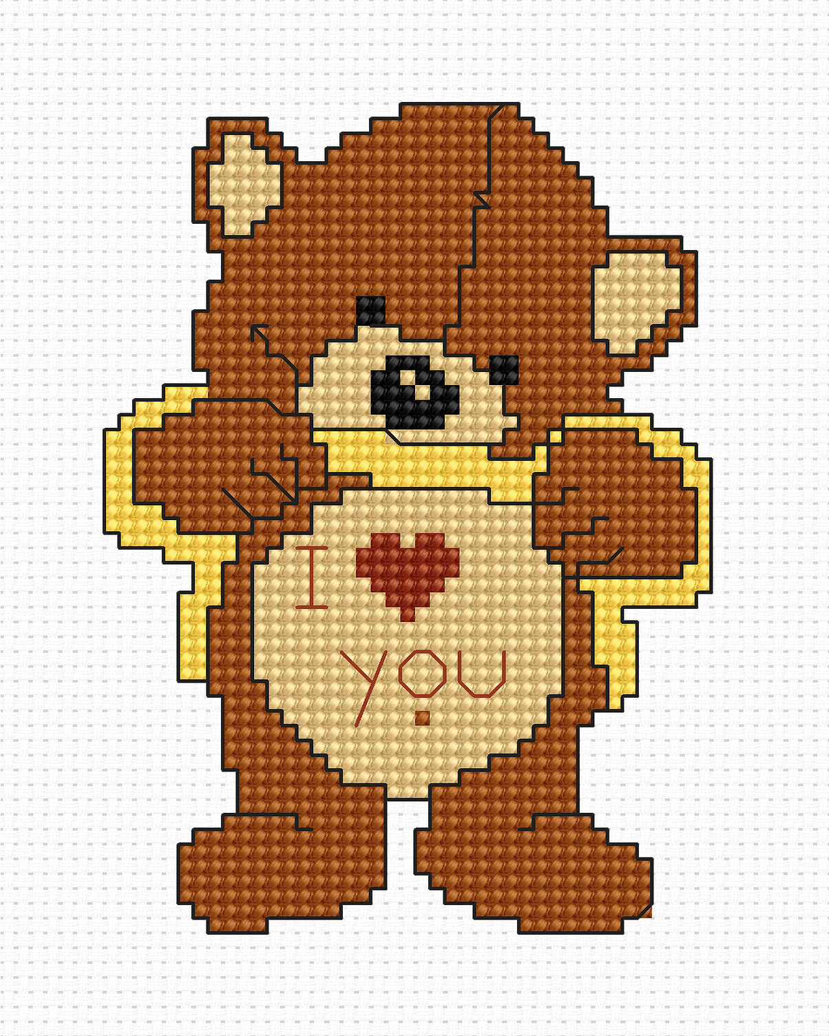 Cross stitch kit Luca-S - Embroidery kit for children