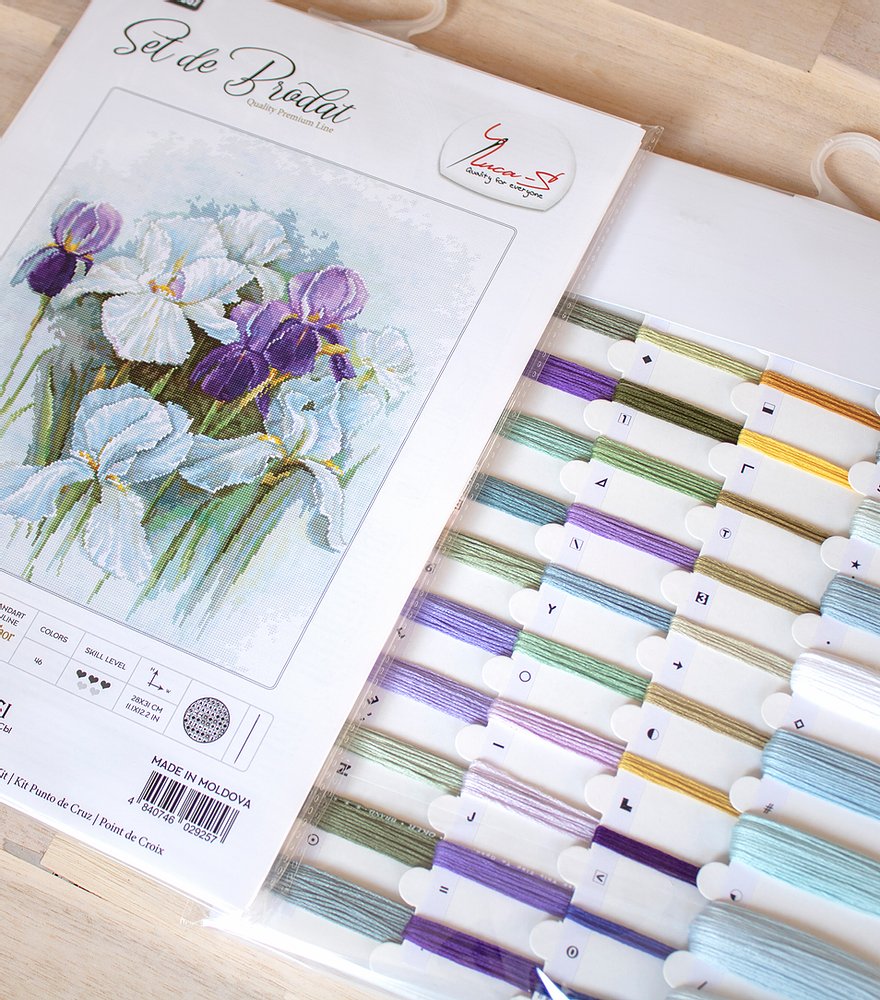 Cross stitch kit Luca-S - B2367 Irises