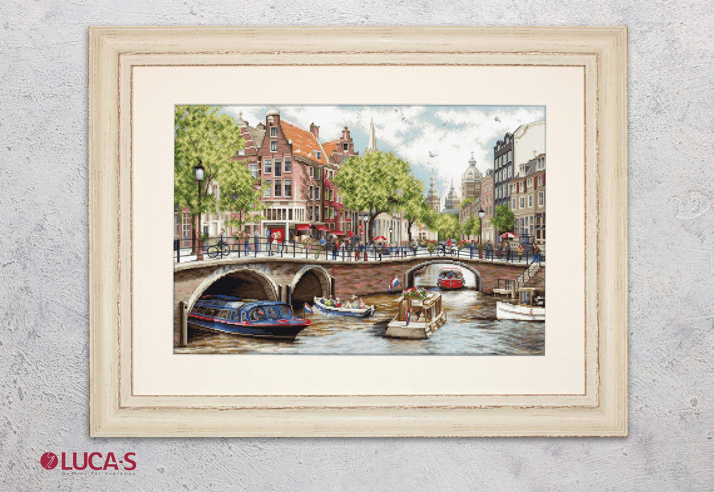 Cross stitch kit Luca-S - BU5005 Amsterdam