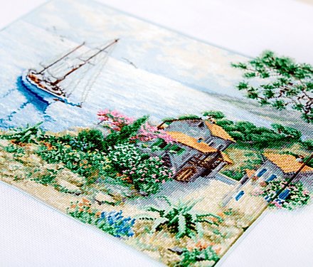 Cross stitch kit Luca-S - B2343 Seascape