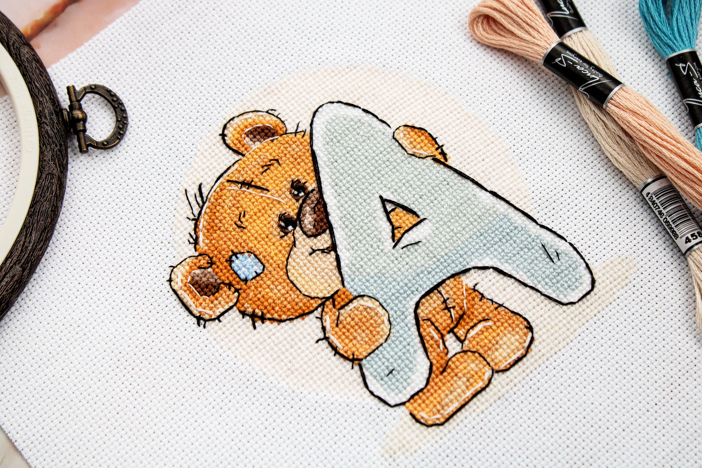 Cross stitch kit Luca-S - B1202 Letter "A"