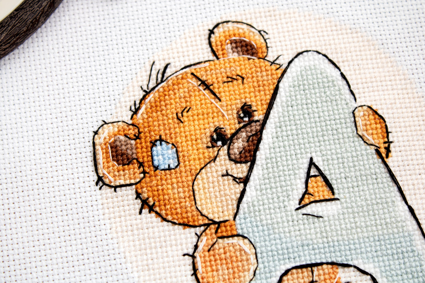 Cross stitch kit Luca-S - B1202 Letter "A"