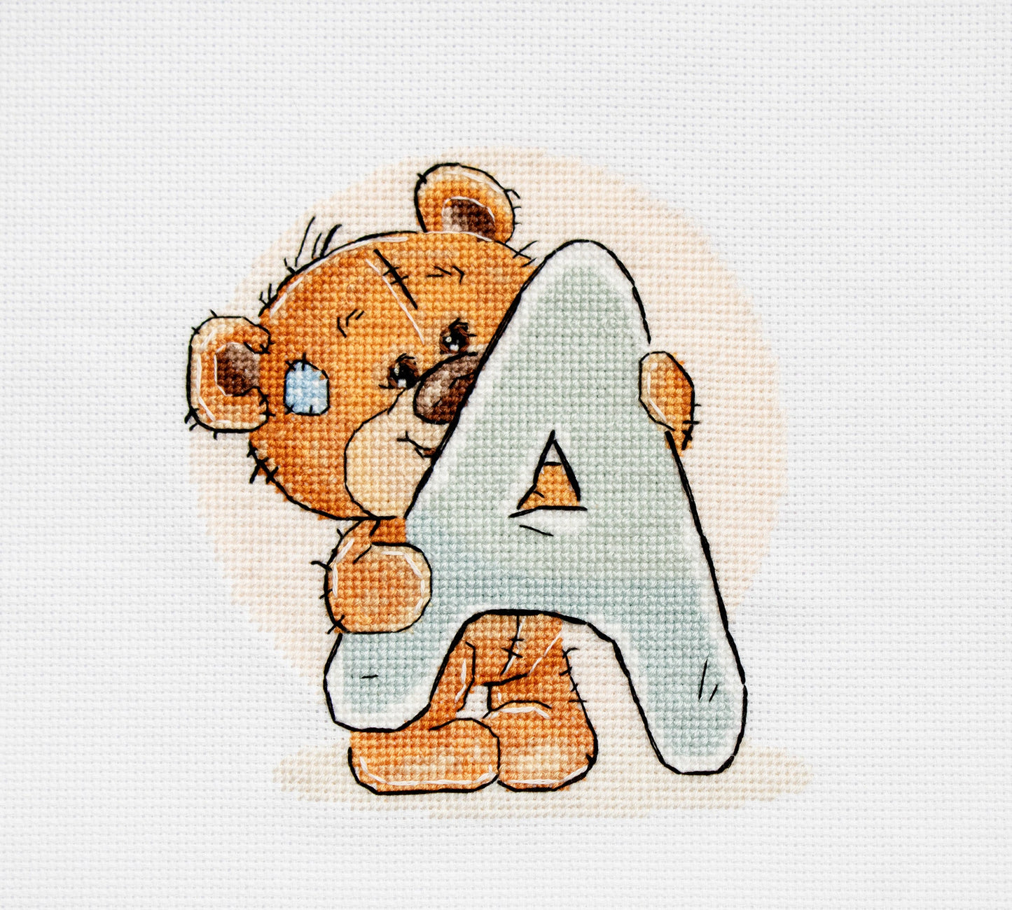 Cross stitch kit Luca-S - B1202 Letter "A"