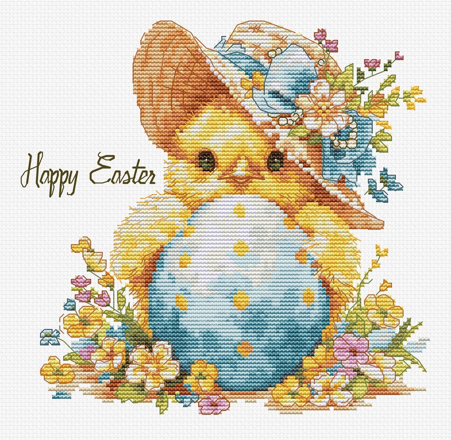Cross stitch kit Luca-S - Happy Chicken, B1412