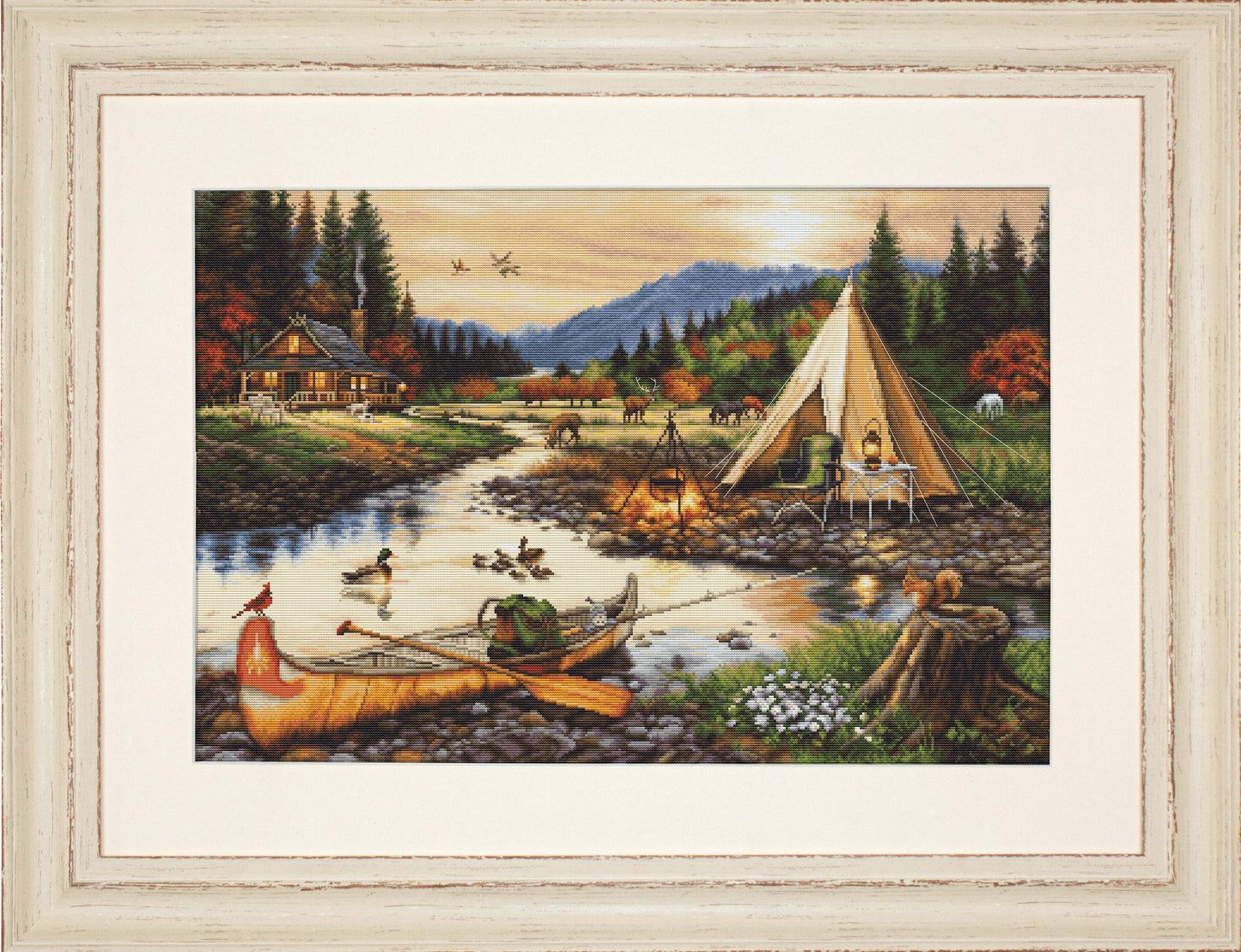 Cross stitch kit GOLD - B2409 Gold Creek