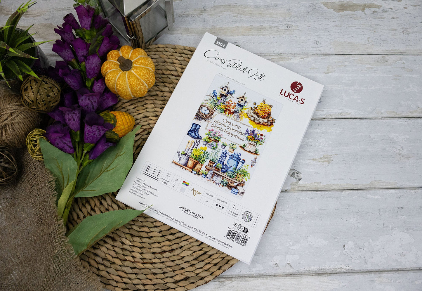 Cross stitch kit Luca-S - Garden plants, B2424