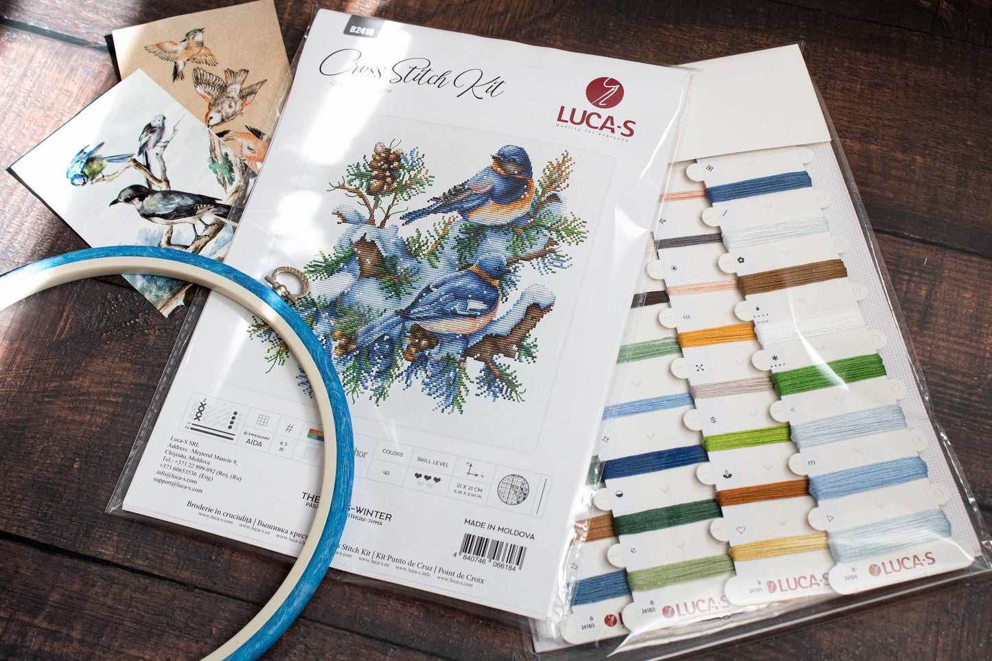 Cross stitch kit - B2418 Birds-Winter