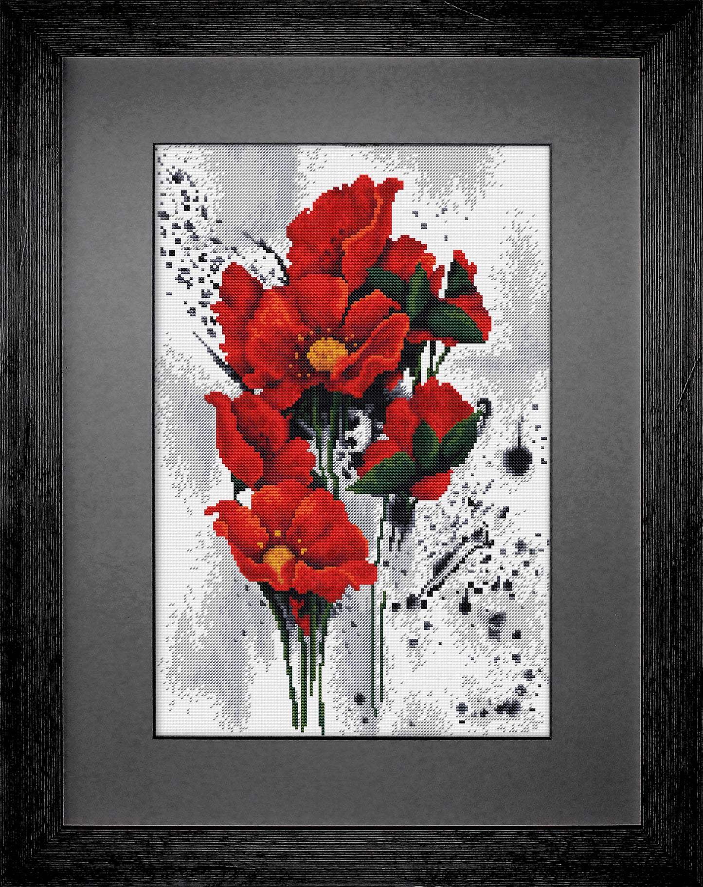 Cross stitch kit Luca-S - B7014 Poppies