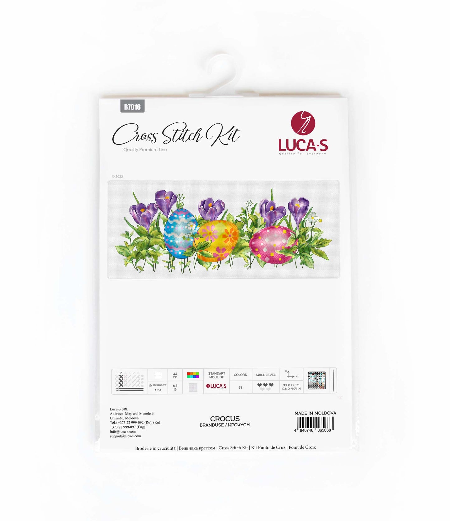 Cross stitch set Luca-S - Branduşe, B7016