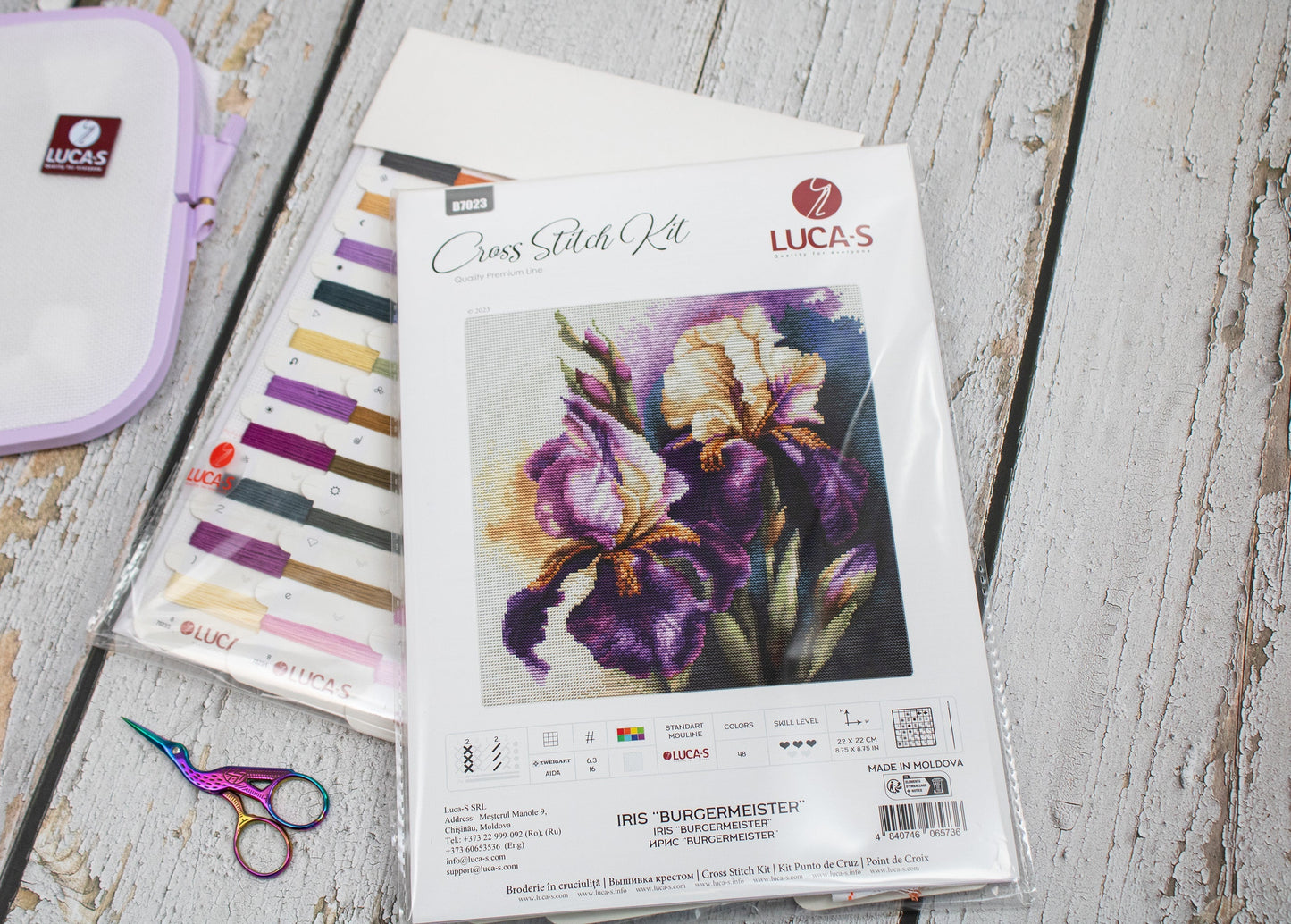 Cross stitch kit - Iris “Burgermeister”, B7023