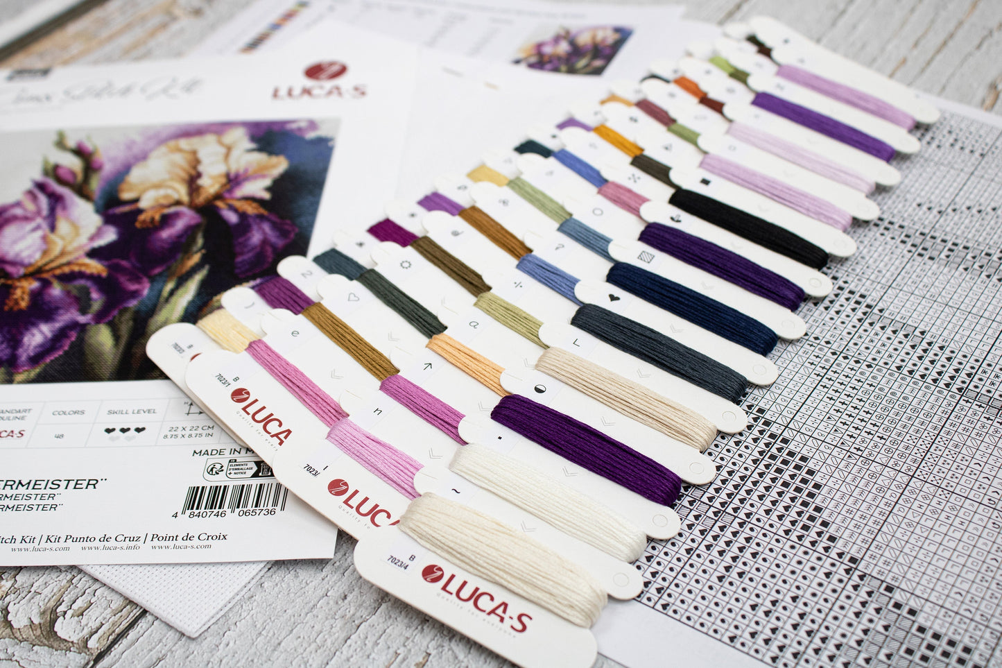 Cross stitch kit - Iris “Burgermeister”, B7023
